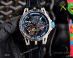High Quality Roger Dubuis Excalibur Spider Pirelli Monotourbillon Watch Titanium case